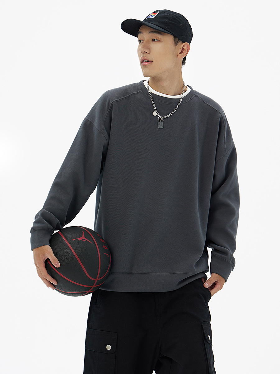 Mens  Sweats & Hoodies | Box Fit Crew Sweater