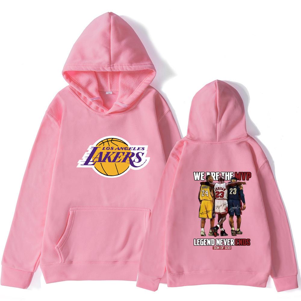 Mens  Sweats & Hoodies | Nba La Lakers Box Fit Hoodie