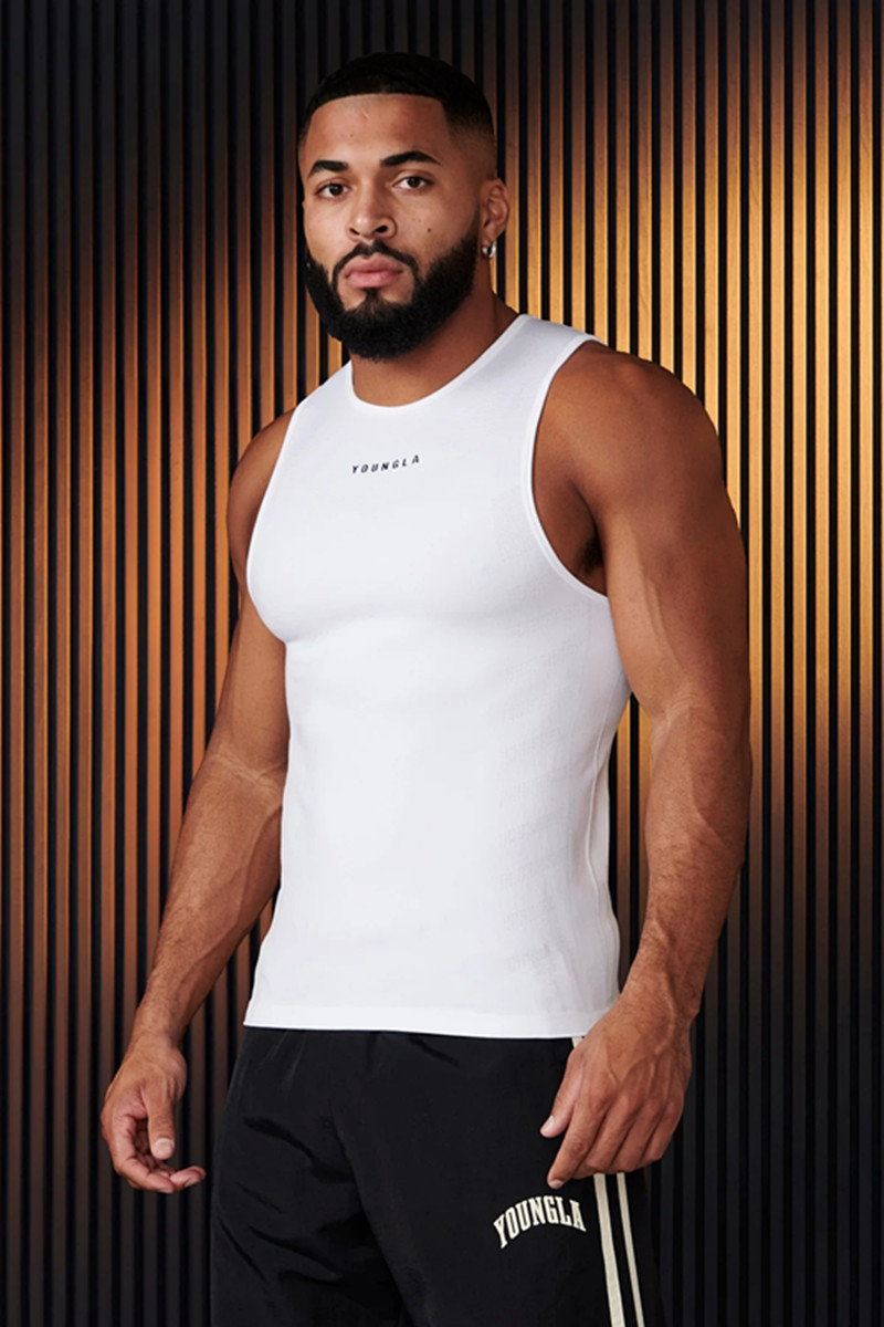 Mens  Tees & Tanks | Graphic Rib Tank