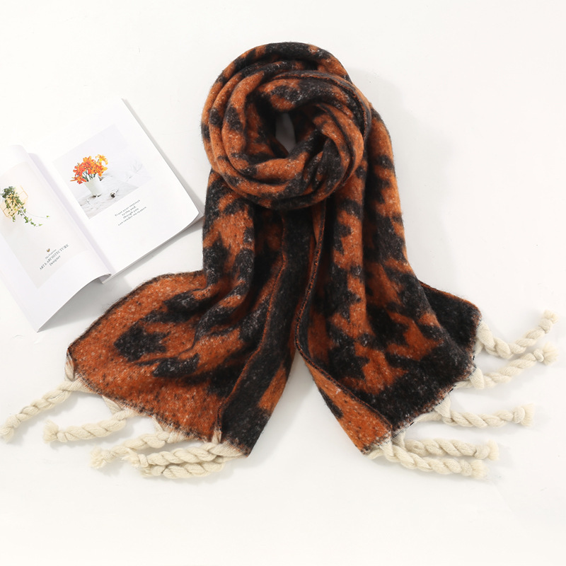 Womens  Beanies & Hats | Phoebe Brushed Tassel Scarf