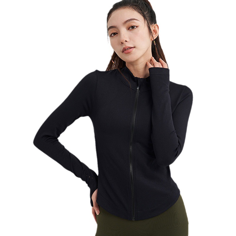 Womens  Jackets | Active Core Zip Through Long Sleeve