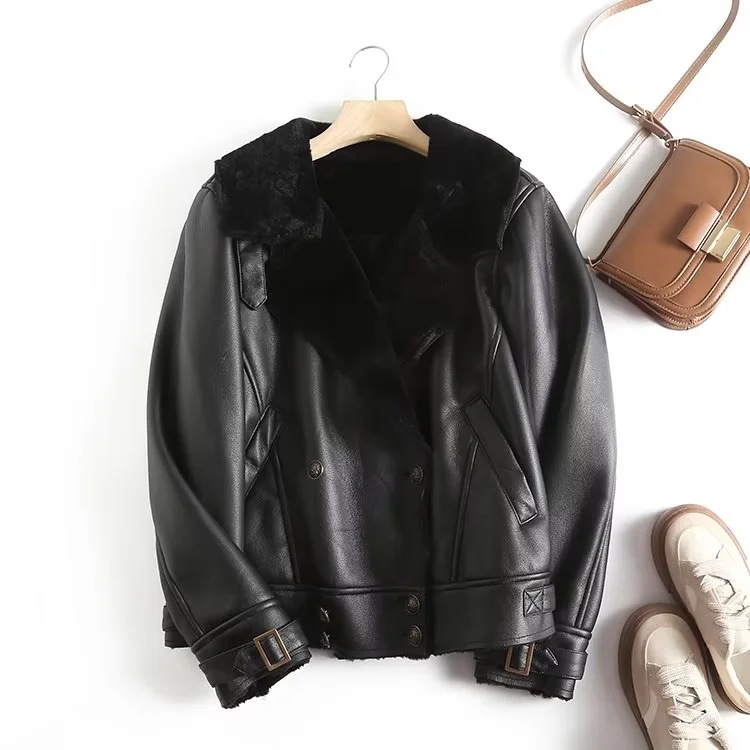 Womens  Jackets | Dakota Faux Leather Aviator