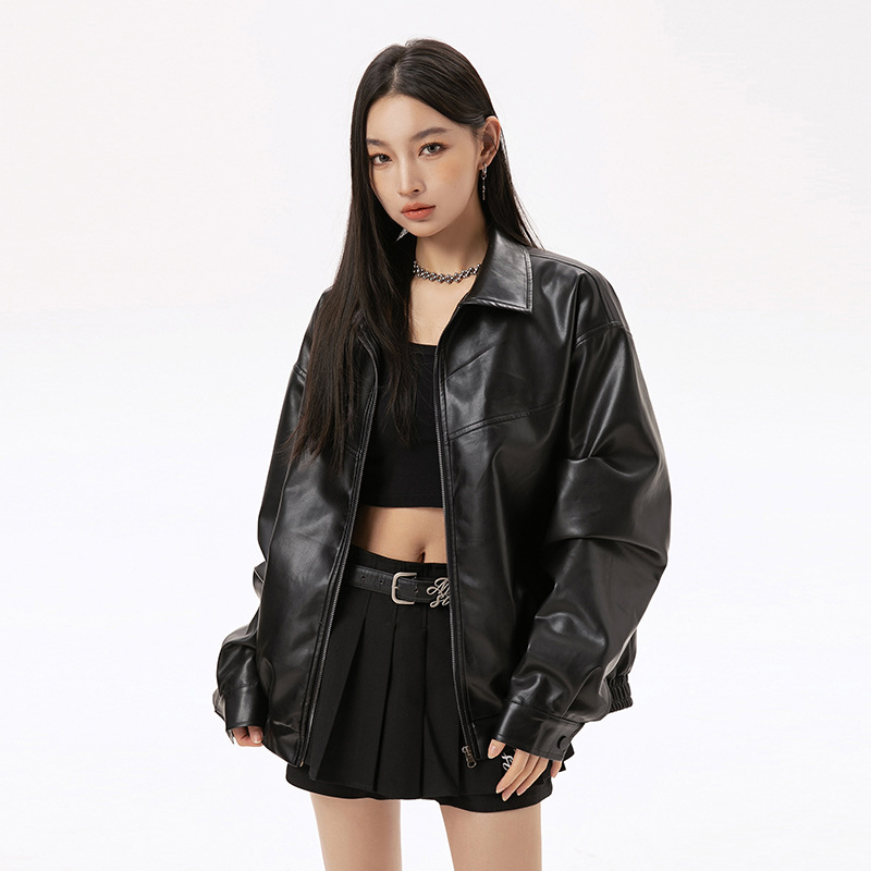 Womens  Jackets | Ivy Faux Leather Jacket