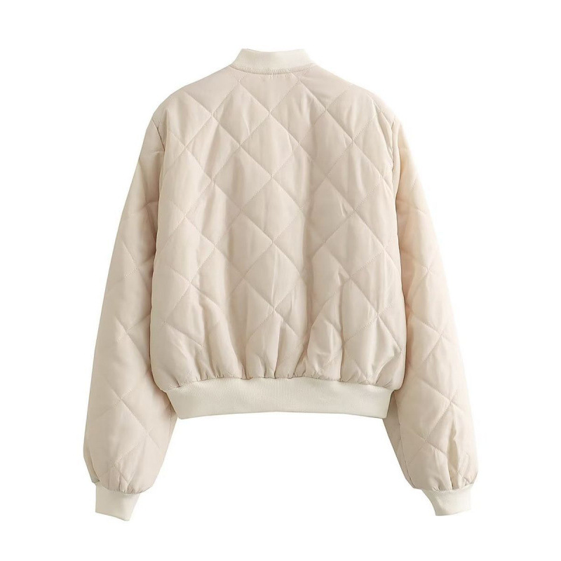 Womens  Jackets | Quilted Rib Bomber Jacket