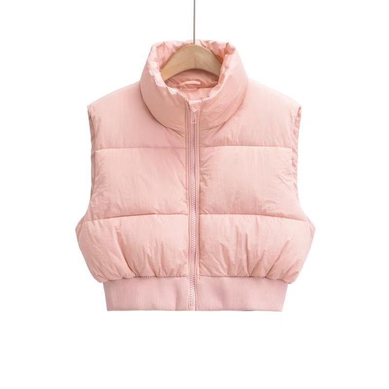 Womens  Jackets | The Mother Puffer Crop Vest