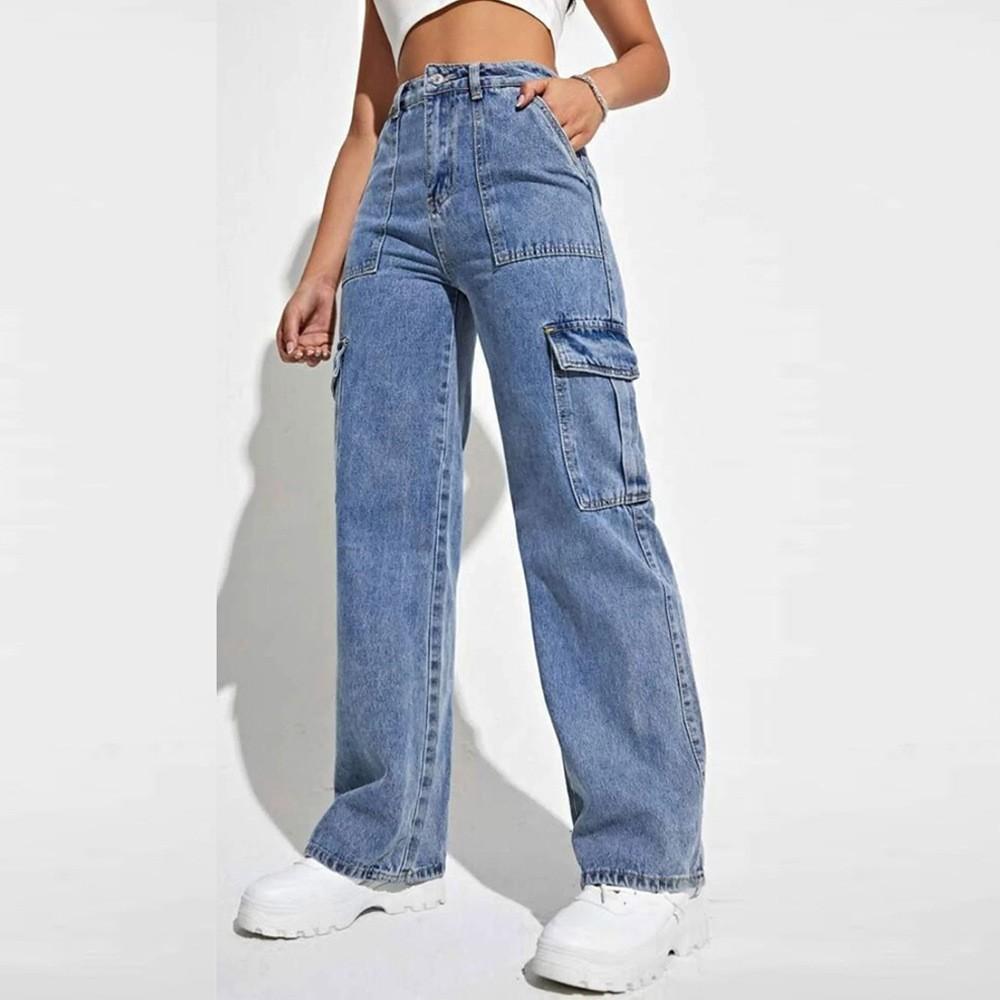 Womens  Jeans | Relaxed Cargo Jean