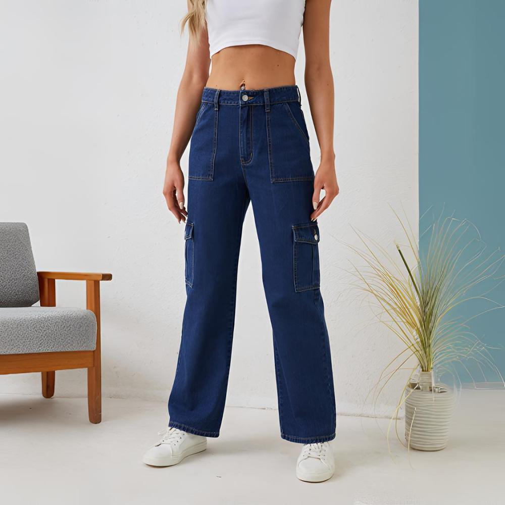 Womens  Jeans | Relaxed Cargo Jean