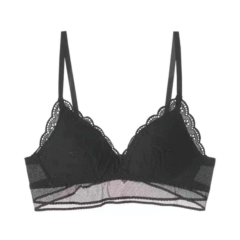 Womens  Lingerie | Broderie Triangle Padded Bralette