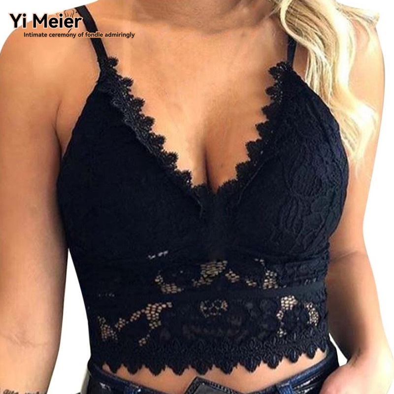 Womens  Lingerie | Stretch Lace Longline Bralette