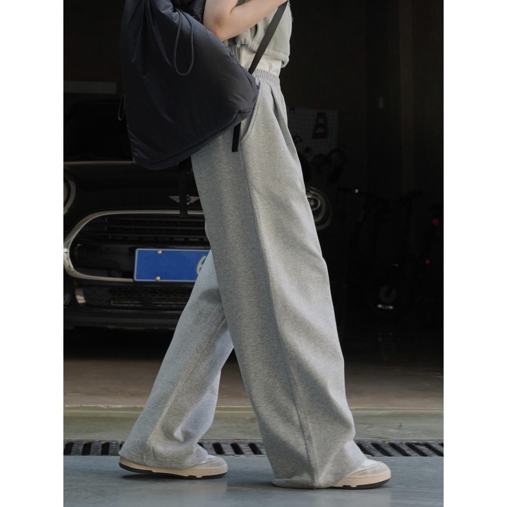 Womens  Pants | Classic Fleece Wide Leg Sweatpant