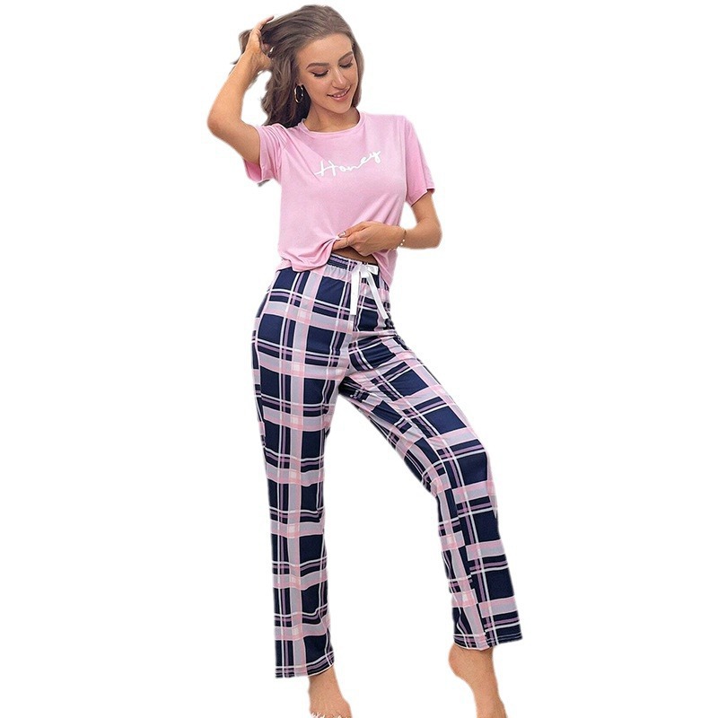 Womens  Pants | Flannel Boyfriend Boxer Pant