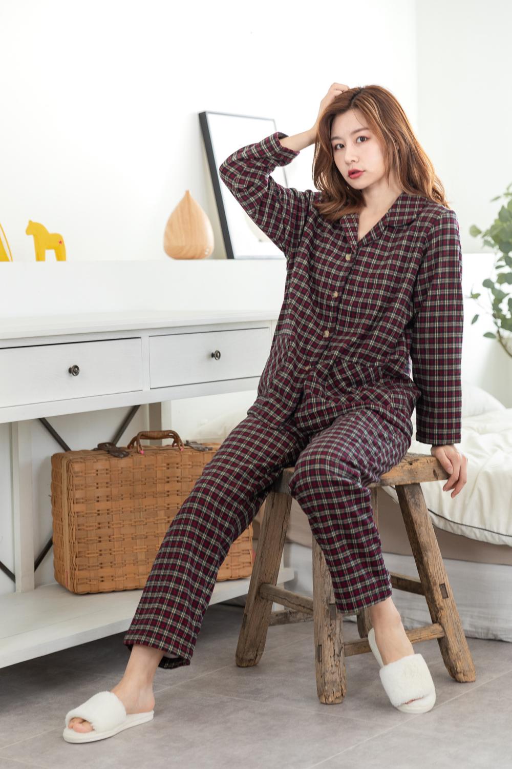 Womens  Pants | Flannel Boyfriend Boxer Pant