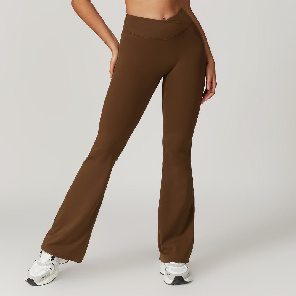 Womens  Pants | Fleece Lined Split Leg Flare