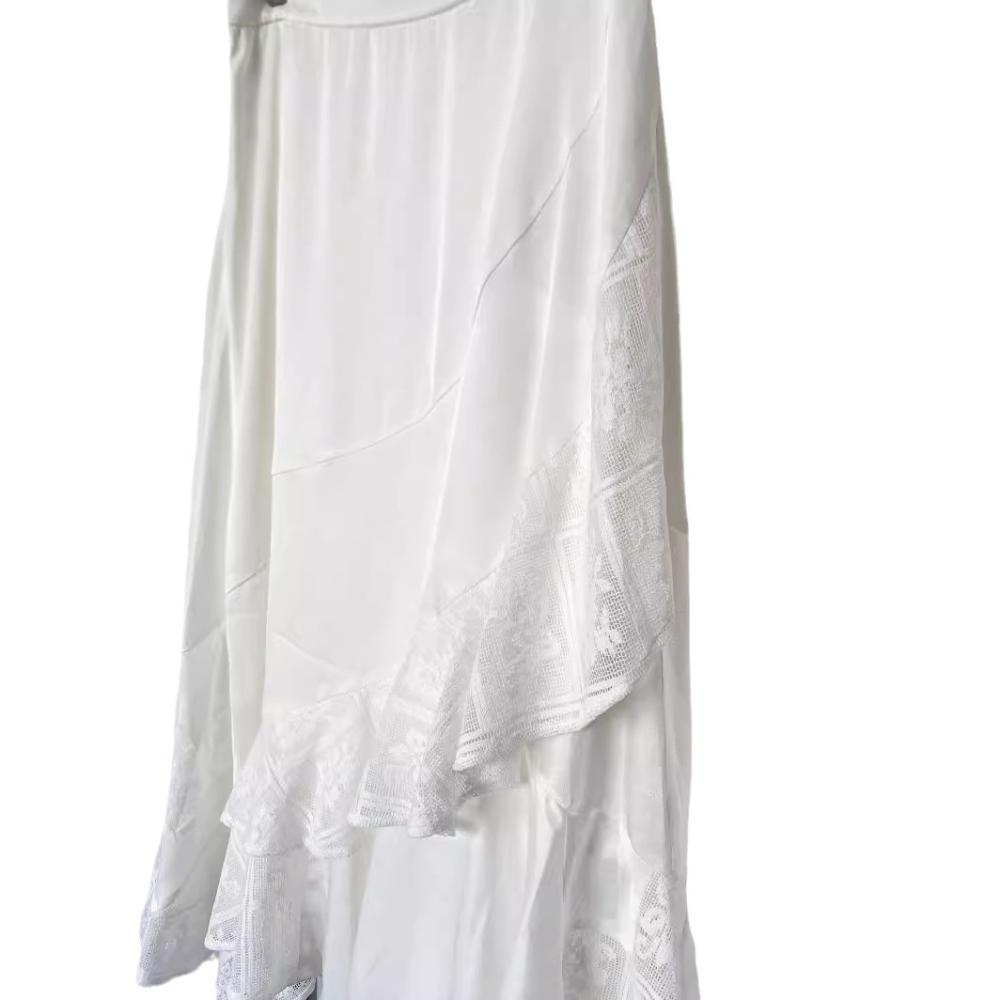 Womens  Skirts | Lace Panel Maxi Skirt