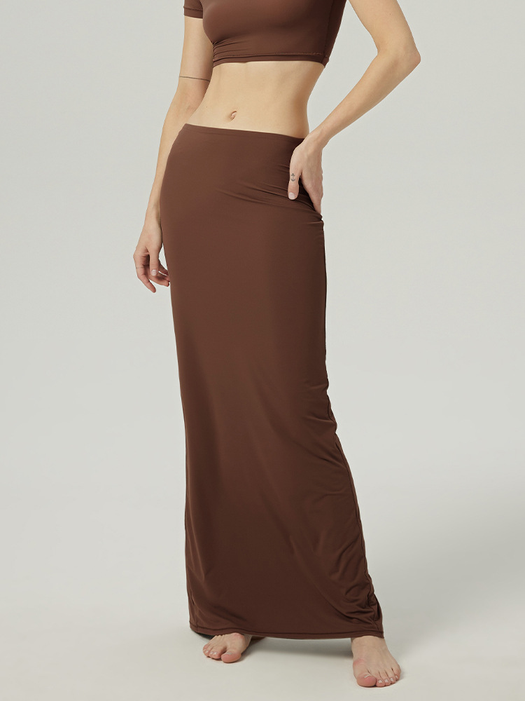 Womens  Skirts | Staple Rib Maxi Skirt