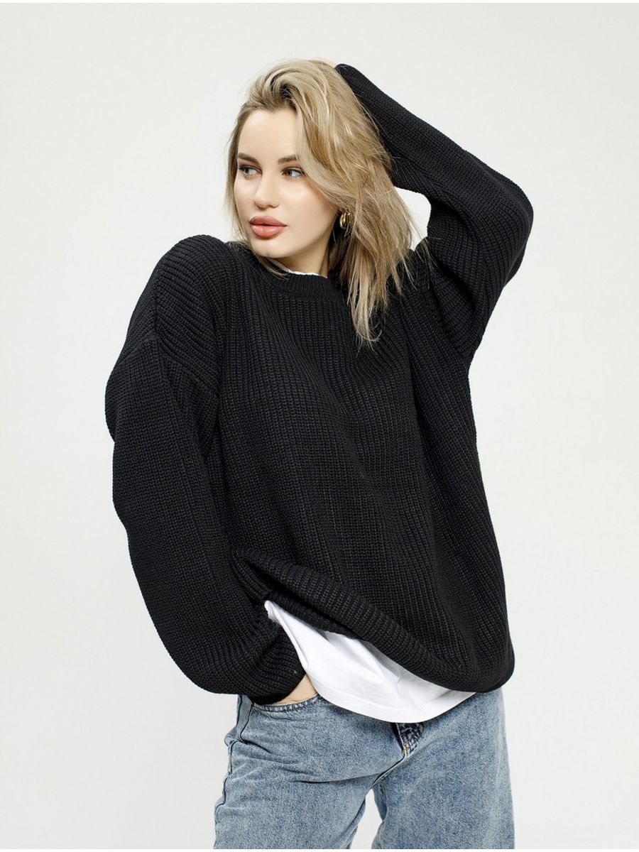 Womens  Sweaters & Cardigans | Rib Crop Crew Neck Sweater