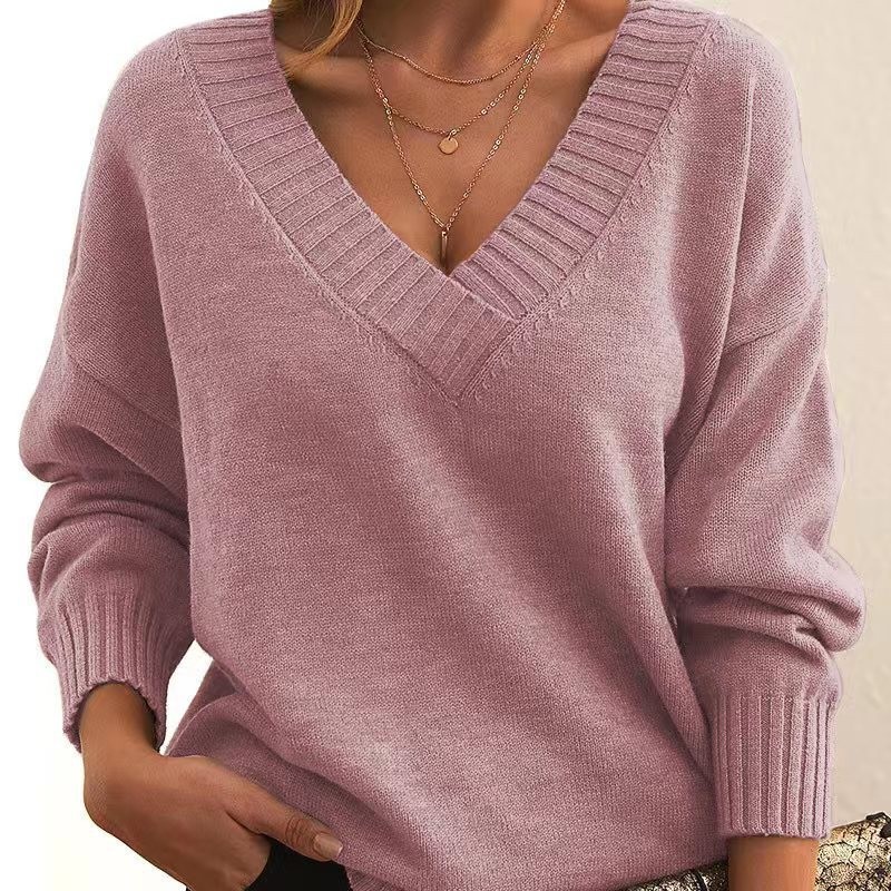 Womens  Sweaters & Cardigans | Super Soft Deep V Sweater