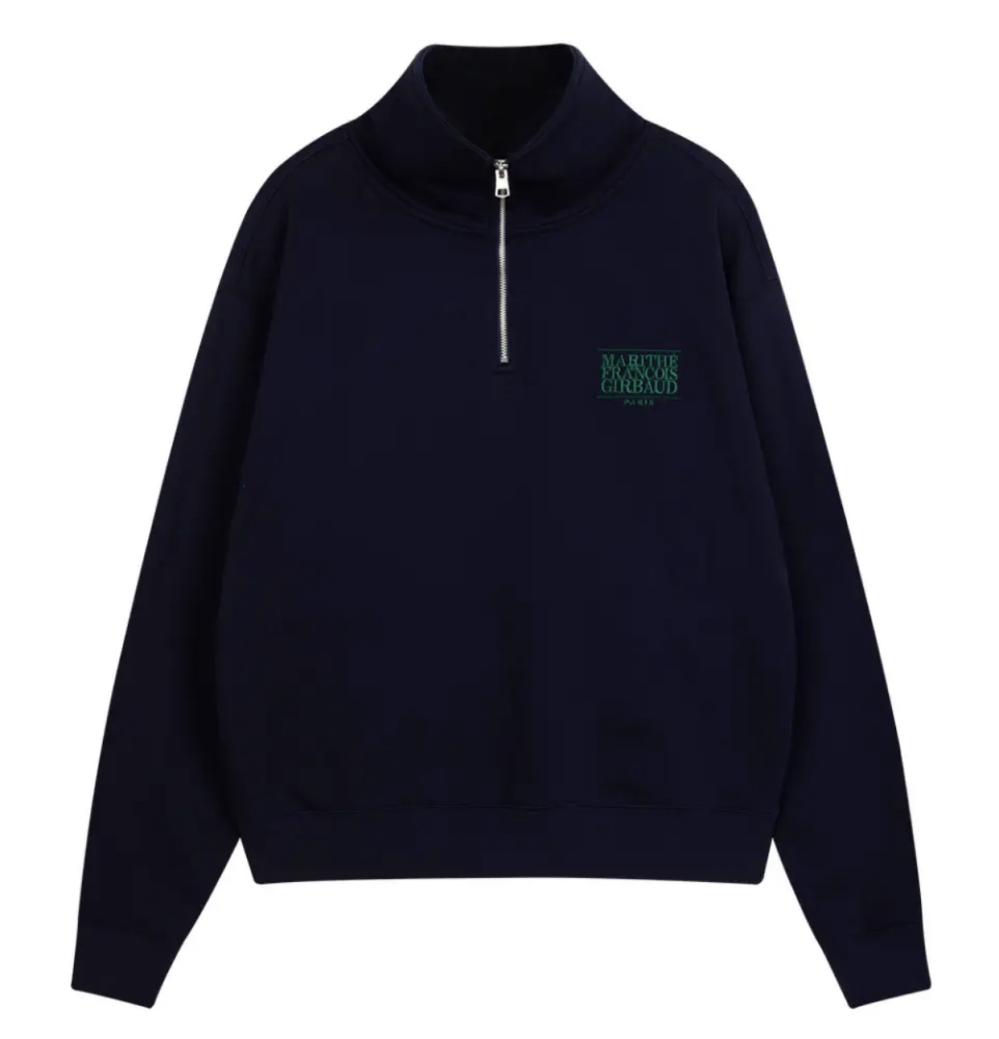 Womens  Sweats & Hoodies | Classic Fleece Oversized Half Zip Sweatshirt