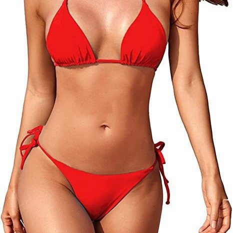 Womens  Swimwear | Fixed Tie Side Brazilian Bikini Bottom