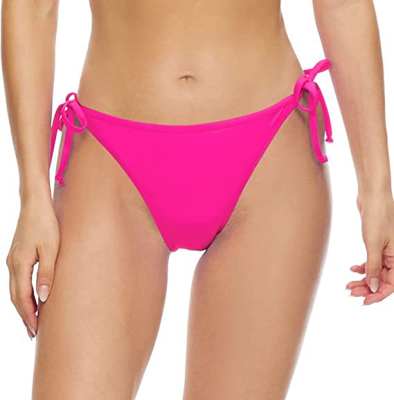 Womens  Swimwear | Fixed Tie Side Brazilian Bikini Bottom