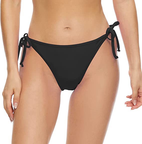 Womens  Swimwear | Fixed Tie Side Brazilian Bikini Bottom