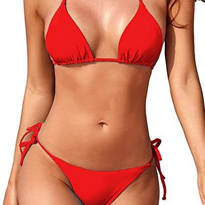 Womens  Swimwear | Fixed Tie Side Brazilian Bikini Bottom