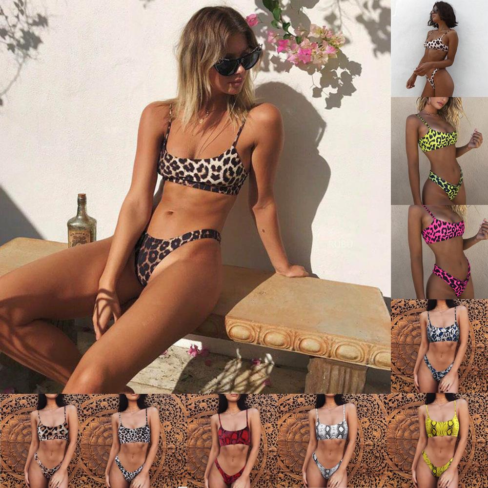 Womens  Swimwear | Straight Neck Crop Bikini Top