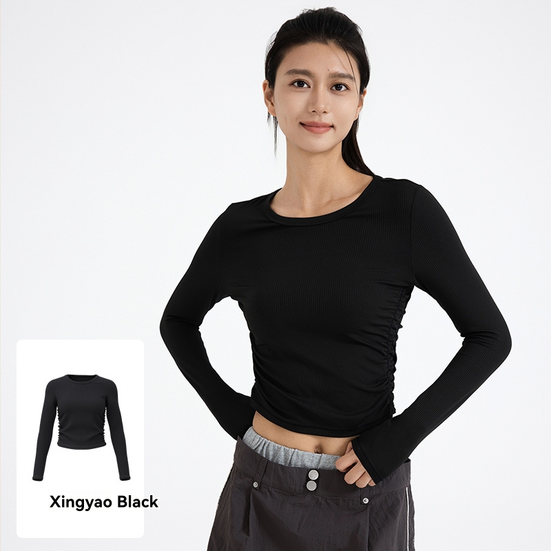 Womens  Tops | Active Core Rib Longsleeve