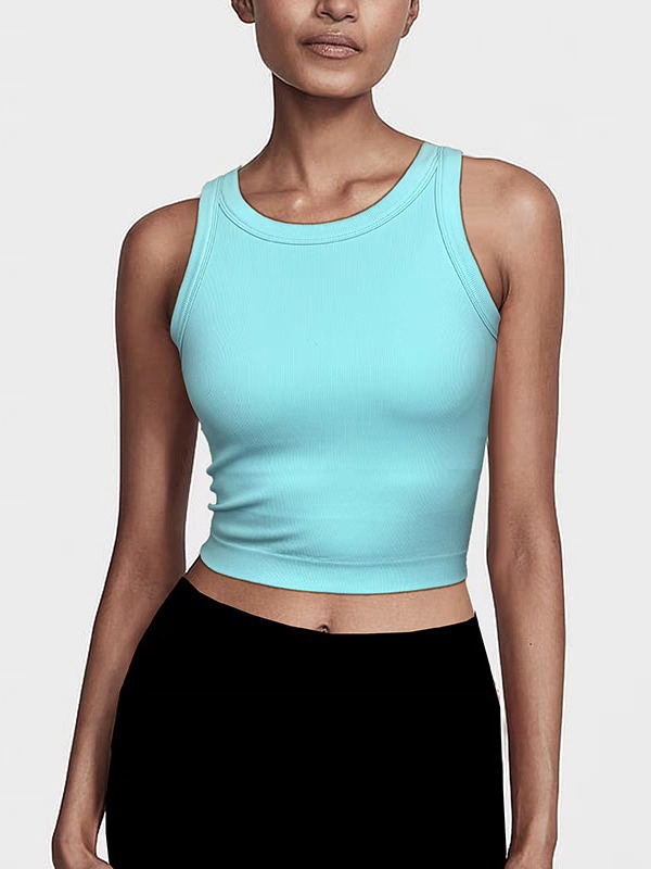 Womens  Tops | Active Core Rib Racer Tank