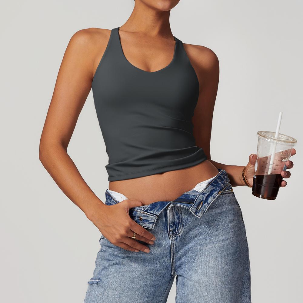 Womens  Tops | All Day V Neck Halter