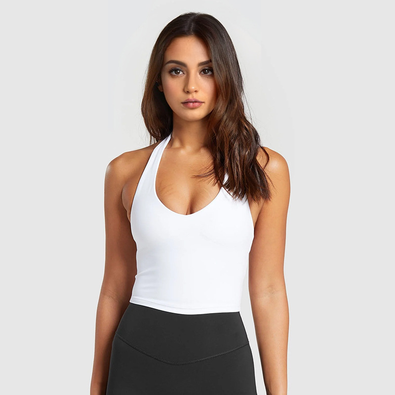 Womens  Tops | All Day V Neck Halter