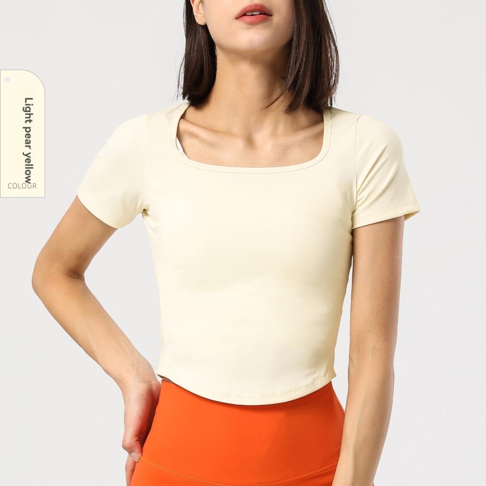 Womens  Tops | Byron Square Neck Short Sleeve