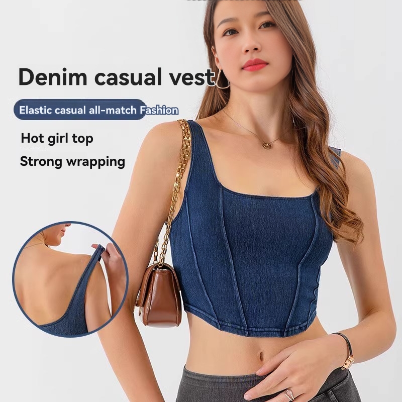 Womens  Tops | Codie Denim Corset