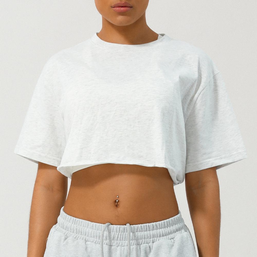 Womens  Tops | Cropped Boxy Tee