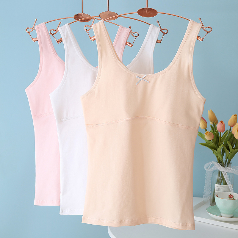 Womens  Tops | Lou Picot Trim Tank