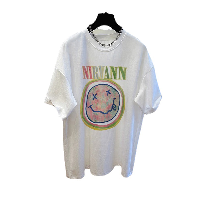 Womens  Tops | Nirvana Boxy Graphic Tee