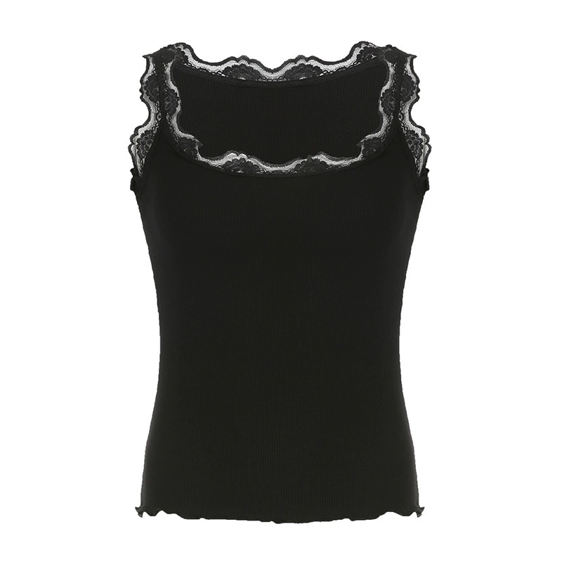 Womens  Tops | Tibby Lace Trim Tank