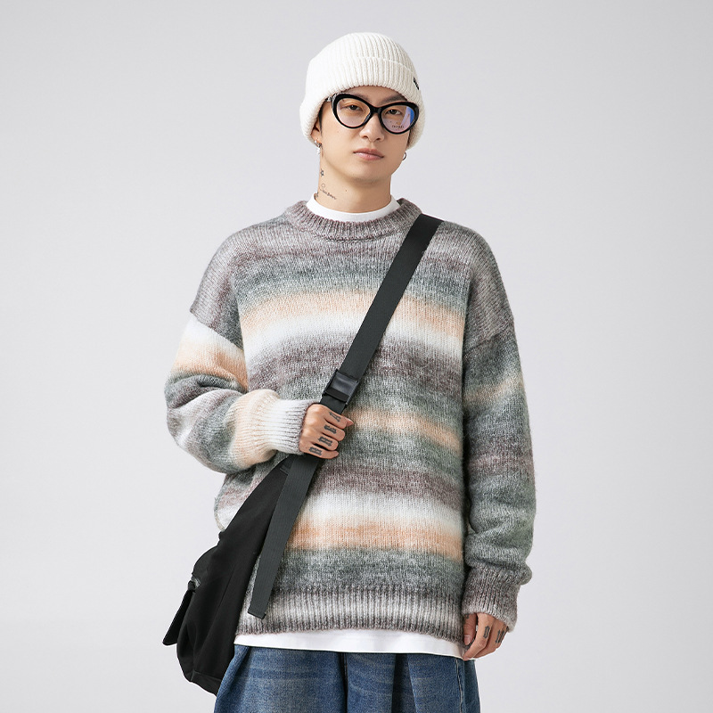 Mens  Sweaters | Ombre Crew Knit